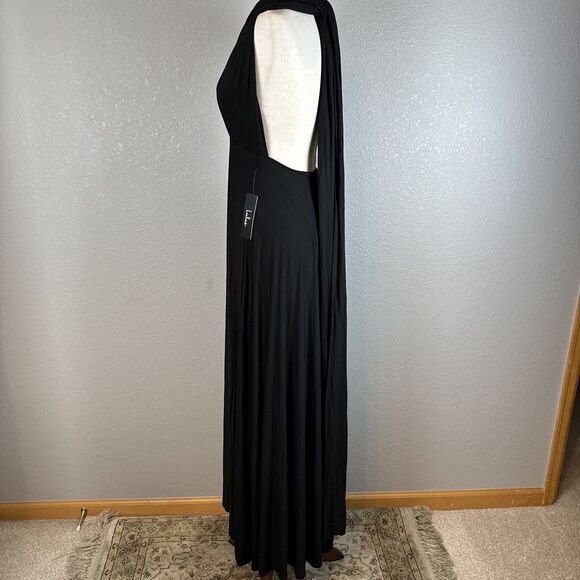 Lulus Tricks of the Trade Black Maxi Dress 12 Ways to Style L Large - Picture 6 of 6
